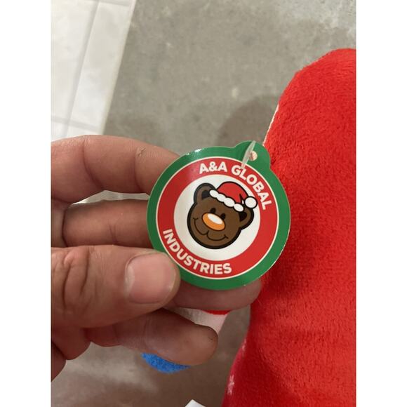 A&A Global Industries Plush Elf & Plush Santa Plush With Tags 10” - Picture 5 of 6